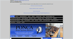 Desktop Screenshot of poncaschool.org