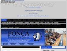 Tablet Screenshot of poncaschool.org